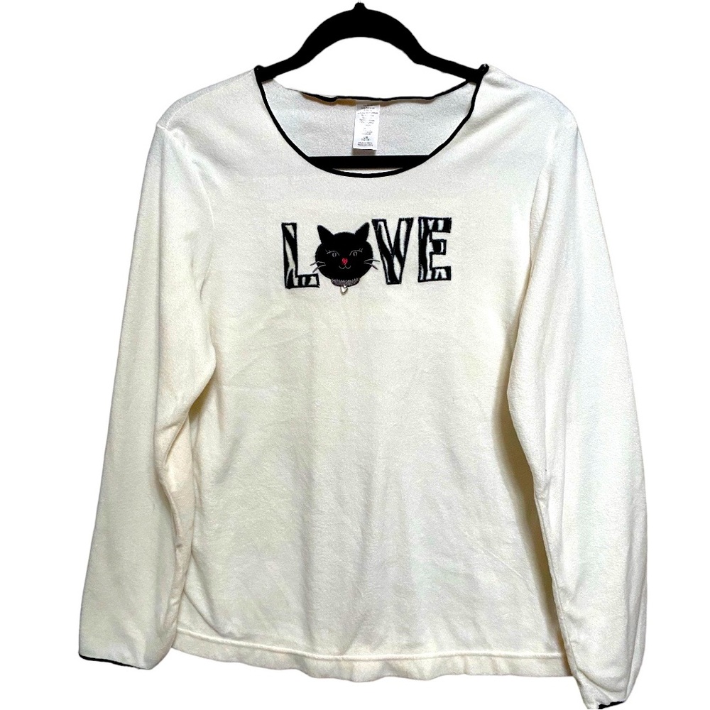 Teen Loungewear Cat Love Sleep Top 12-14 L